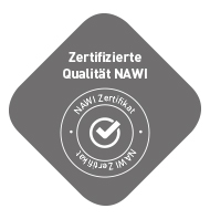 Seal of certified NAWI quality