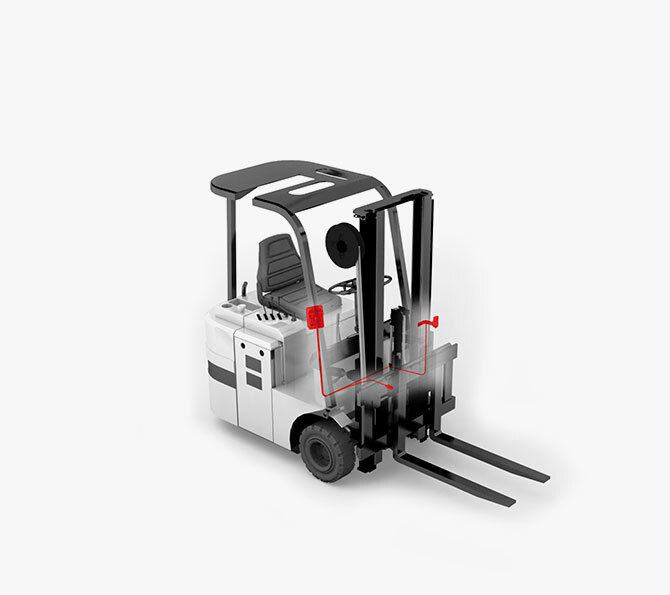 Forklift trucks with an integrated mobile weighing system from PFREUNDT, ideal for efficient load monitoring in a variety of applications.